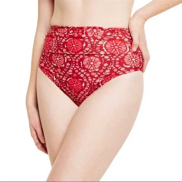 Rhode x Target Floral Print High Waist Bikini Bottom and Top- NEW WITH TAGS - Picture 2 of 11